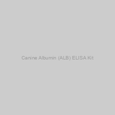 Image of Canine Albumin (ALB) ELISA Kit